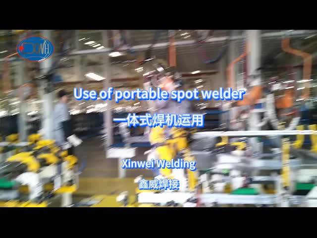 380volt Portable Spot Welding Machine , 90KVA Car Spot Welder video