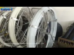 ФРП рыбная лента стекловолокно отслеживаемая проволочная рогатка обнаруживаемая высокая прочность video