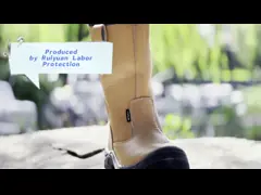 Shengjie Shock Proof Yellow Leather High Top Safety Boots Steel Toe Protection PU Steel Sole Safety Shoes (Шэньцзиэ), защищенная от ударов желтой кожи высокой верхней защитной обувью из стали video