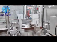 Automatic hot melt glue tray former machine