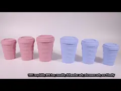 Silicone waterbeker 8oz / 12oz / 16oz Niet giftig BPA vrij herbruikbaar Duurzaam