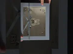 Boîte à cadeaux en PET transparente avec fenêtre transparente
