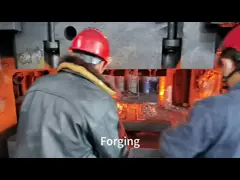 6300T Прессовая кованая стальная соединительная стержня для тушения и закаливания лодочных двигателей video