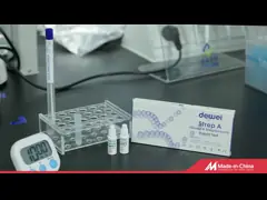 Throat Swab Strep A Rapid Test Kit One Step Disposable Plastic Cassette