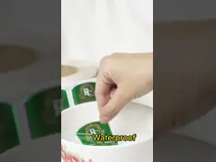 Nhãn tự dán chống nước và chống nước mắt cho chai và lọ