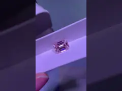5.03 Carat Emerald Cut CVD Created Pink Diamond OEM ODM