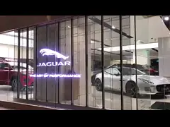 Прозрачный светодиодный дисплей 3D видео стекло LED коммерческая реклама Прозрачный дисплей video