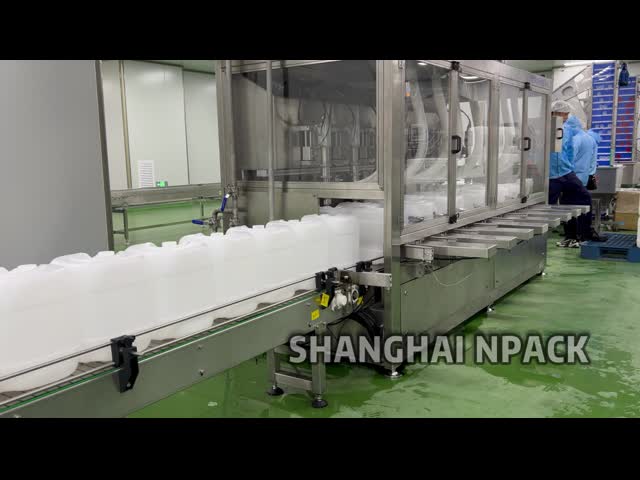 NPACK Автоматическая машина для заполнения холодильной жидкости с высокой точностью с 6/8/10 наполнителями видео