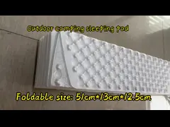 Pad per dormire isolato con logo personalizzato, pad da campeggio con cassa d' uova per lo zaino.