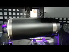 Диаметр 180 мм вращающийся струйный принтер УФ-принтер для бутылочной банки video