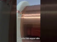 Ориентированная на заказчика катушка голоса плоской проволоки полиуретана 180 рангов video