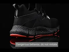 Обувь из ткани с низкой резкой сеткой Противоскользящая EVA защитная обувь video