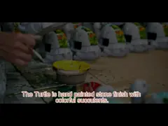 Суккулентные 7 светодиодных светильников Солнечный сад Наружные статуи Черепаха для двора Балкон Уникальные подарки для новогоднего дома video