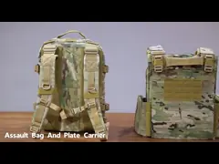 рюкзак нейлона тактического рюкзака тренировки 35L водоустойчивый на открытом воздухе пеший располагаясь лагерем video