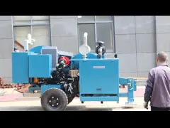 Гидравлическое оборудование для перетягивания кабеля на натяжном колесе video