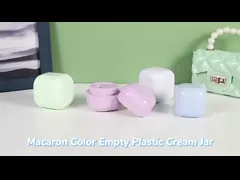 20г 30г 50г 100г Цветная пустая PP пластиковая кремовая лосьонная банка с вытяжкой video