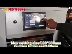 PRY-CP Тяжелая микрокомпьютерная программа управления Гидравлическая машина для резки бумаги video