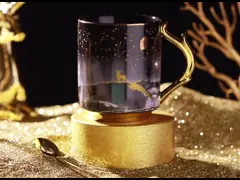 Готовы к отправке на складе Антерные чашки кружки золото с логотипом Сублимация кружка поставщик керамическая фабрика поставки черные кофе кружки личность еда безопасность video