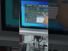 Моторная сборка постоянного тока/переменного тока Двойная плоскость Автоматическая балансирующая машина Ножницы и лазерная коррекция абляции video