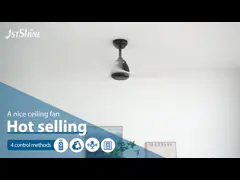 48 дюймовый современный потолочный вентилятор без светодиодного света ABS Blade Dc дистанционное управление video