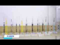 Все СМИ самоподдерживающийся наружный оптический кабель легкий с обшивкой AT video