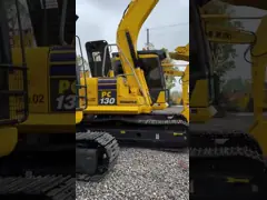 PC130-7 Использованный мини-экскаватор Komatsu 0,53 м3 Кувшин Использованный экскаватор Crawler video