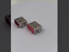 Высокотемпературный LCP Оранжевый корпус USB 2.0 разъем Выдерживает напряжение 500В AC video