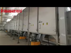 Touch Screen Button Type Control System Conveyor Dryer Machine video