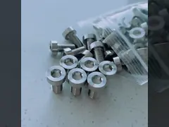 Gr2 Gr5 Ti6al4v Титановый винт с крышкой для головки розетки с высокой коррозионной стойкостью video