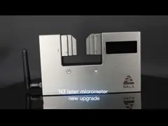 Измерение лазерного прибора DALA 3 оси Лазерный микрометр Диаметр прибора video