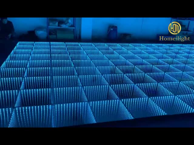 Горячая продажа LED танцевальная площадка портативная LED 3D зеркальная танцевальная площадка для диджеев