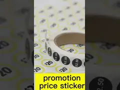 Sticker di etichetta personalizzato in stampa professionale e personalizzabile per le vostre esigenze di branding