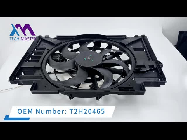 Вентиляторы охлаждения автомобильных радиаторов мощностью 400 Вт T2H20465 с модулем Jaguar XE 2.0T 2017- видео