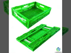 Многоразовое использование овощных пластиковых ящиков складной пластиковой фруктовой корзины складной ящик video