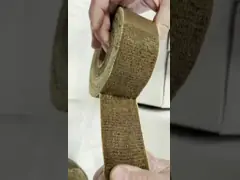 Гибкость 50 Mil защитная лента для сосудов Противокоррозионная трубная лента роллы для устойчивости к химическим веществам video