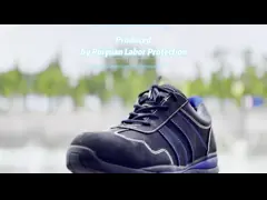 Shengjie EU 36-47 Тип закрытия Шнурки микроволокно кожаный бренд рабочие ботинки низкорежущая обувь резиновые ботинки безопасности video