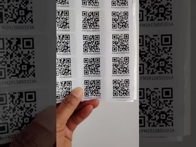 Поцелуй разные размеры настройки умные Qr наклейки этикетки наклейки