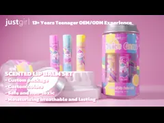 Fruit Flavor Lip Balm Moisturizing Lipstick Base Cute Anti-Cracking Natural Original Chapstick Lip Balml Set