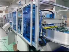 Полностью автоматическая машина для изготовления пакетов с фильтрами воздуха, подходящая для массового производства нетканых тканей video