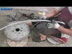 Противокручивающий плетённый оцинкованный стальной кабель проволока для тяги проводника и Opgw video