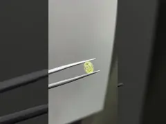 0.8ct Lab Grown Diamond CVD VS Hpht Fancy Yellow Pear Cut