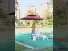 Складываемый алюминиевый кресло-кресло для открытой виллы пляжная терраса бассейн и сад video