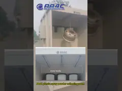 AA4C Комната для сбора порошка для полиэтиленового распыления для ремня Покрытие порошком video