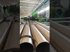 1 - труба длины 12м прямая медная/труба К70600 сплава медного никеля video