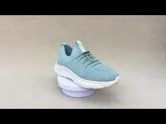 Стильные синие мягкие нижние дамские спортивные кроссовки атлетические video