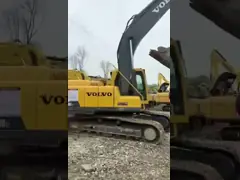 EC210 Used Volvo Excavators 123kw Rated Power 300L Large Fuel Tank