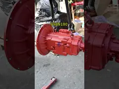 LG936 LG939 हाइड्रोलिक पंप V90N180 मुख्य पंप संयोजन स्वैश प्लेट अक्षीय पिस्टन चर विस्थापन डबल पंप