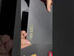 Envases elegantes de tamaño personalizado Invitaciones Papel perlado