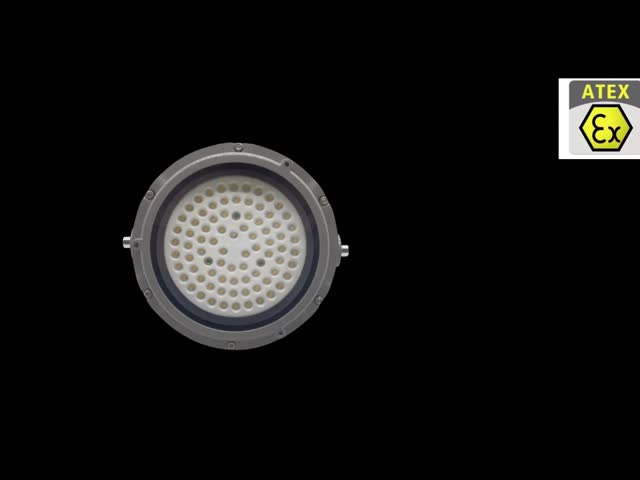 IP66 IK10 IEC Certifiled 20W 40W 60W Dimmable Explosion Proof Light For Ocean Vessel Pumping Station