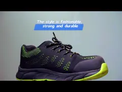 Shengjie микроволокно кожа верхний низкий резкостойкая обувь скольжение устойчивая функция мужчины рабочие ботинки женщины ботинки безопасности video